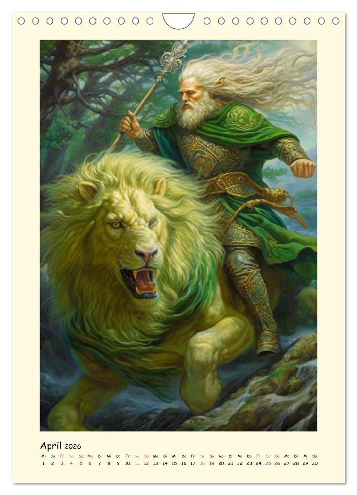 Weitere Ansicht: Zauberland. Der magische Ort hinter dem Schleier (Wandkalender 2026 DIN A4 hoch), CALVENDO Monatskalender | Calvendo, Rose Hurley