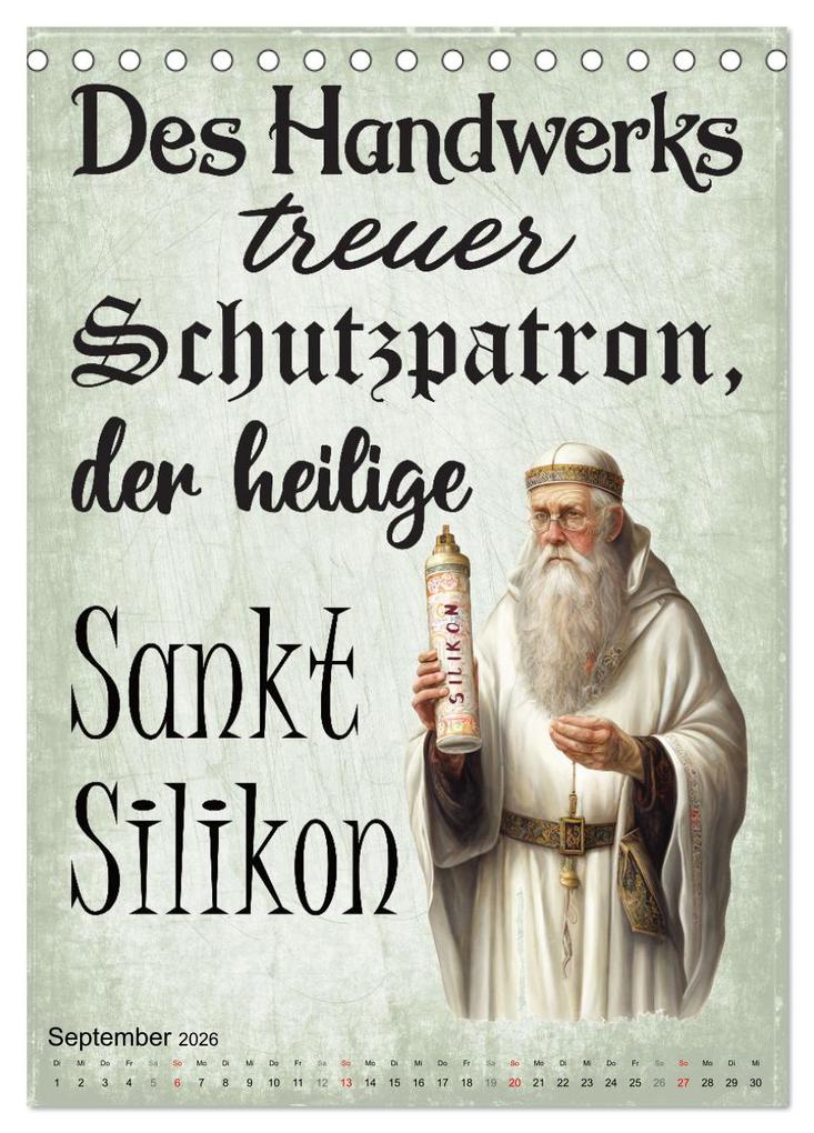 Weitere Ansicht: Handwerker Sprüche (Tischkalender 2026 DIN A5 hoch), CALVENDO Monatskalender | Calvendo, Sabine Löwer