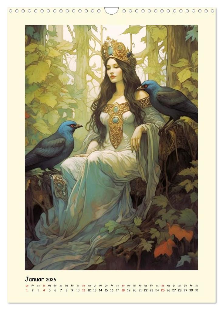 Weitere Ansicht: Zauberland. Der magische Ort hinter dem Schleier (Wandkalender 2026 DIN A3 hoch), CALVENDO Monatskalender | Calvendo, Rose Hurley