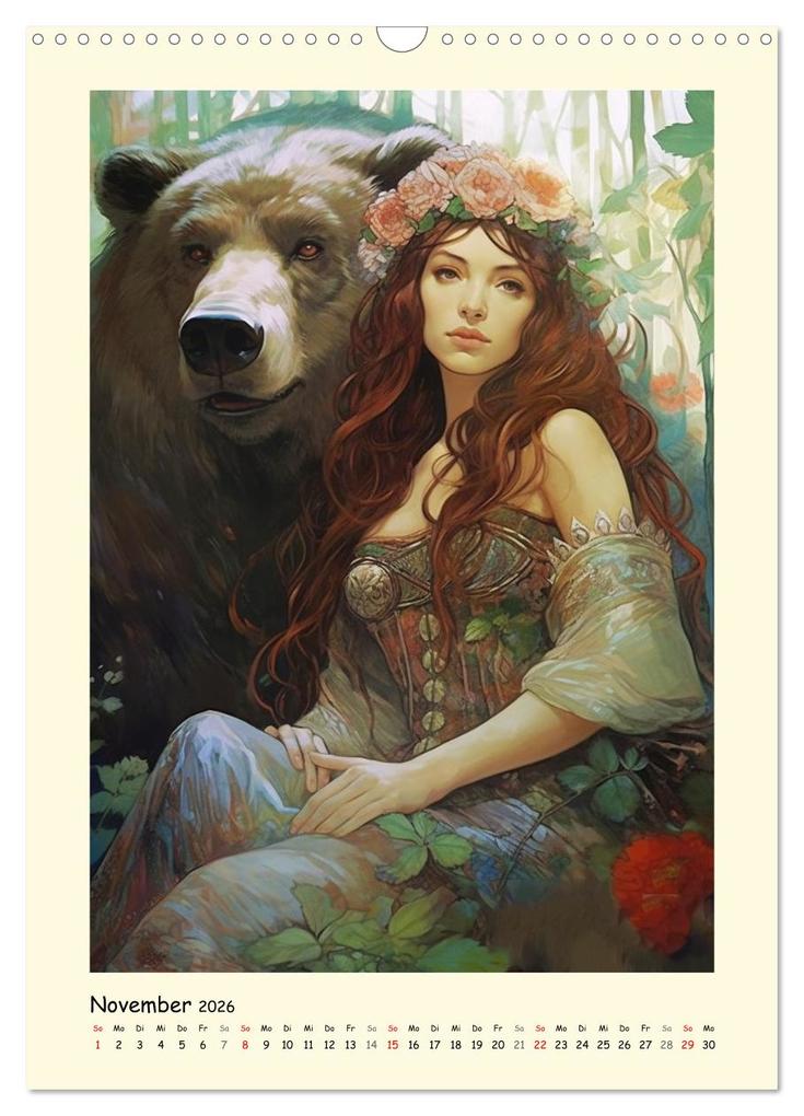 Weitere Ansicht: Zauberland. Der magische Ort hinter dem Schleier (Wandkalender 2026 DIN A3 hoch), CALVENDO Monatskalender | Calvendo, Rose Hurley