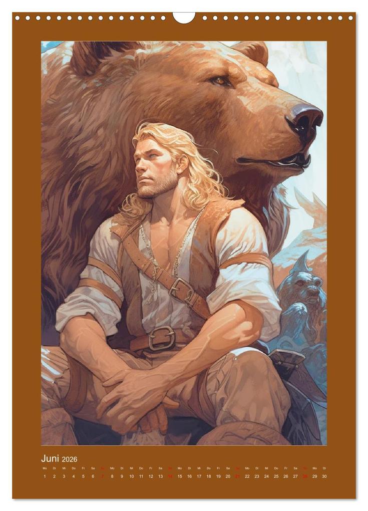 Weitere Ansicht: Die Anderswelt. Mystische Gestalten aus dem Mittelalter (Wandkalender 2026 DIN A3 hoch), CALVENDO Monatskalender | Calvendo, Rose Hurley