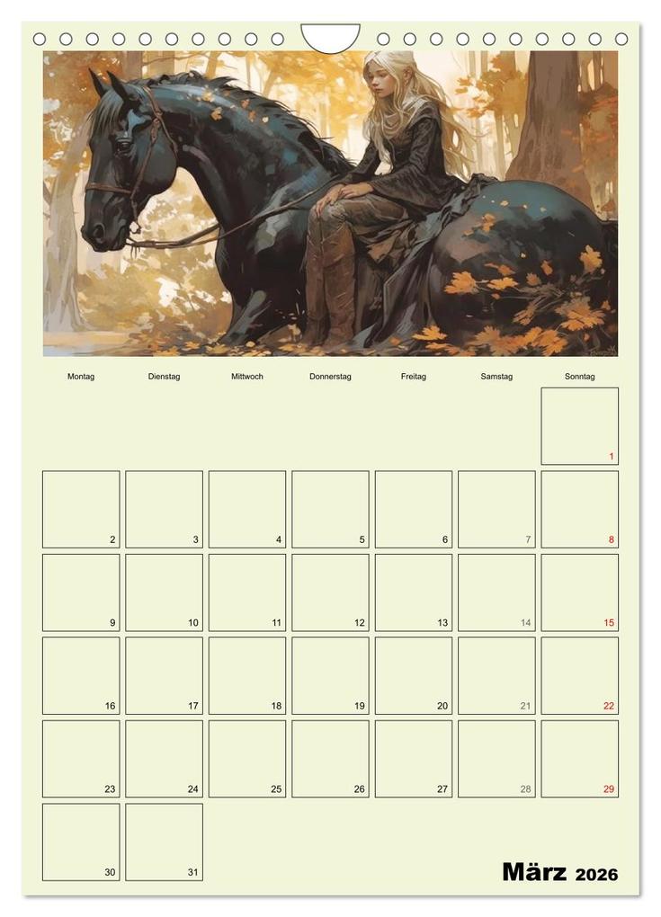 Weitere Ansicht: Im Zauberwald. Mystische Fabelwesen (Wandkalender 2026 DIN A4 hoch), CALVENDO Monatskalender | Calvendo, Rose Hurley
