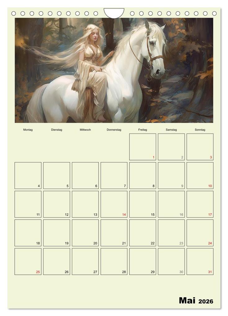 Weitere Ansicht: Im Zauberwald. Mystische Fabelwesen (Wandkalender 2026 DIN A4 hoch), CALVENDO Monatskalender | Calvendo, Rose Hurley