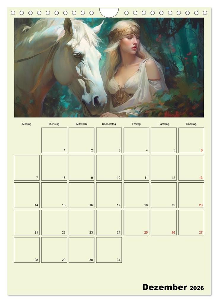Weitere Ansicht: Im Zauberwald. Mystische Fabelwesen (Wandkalender 2026 DIN A4 hoch), CALVENDO Monatskalender | Calvendo, Rose Hurley