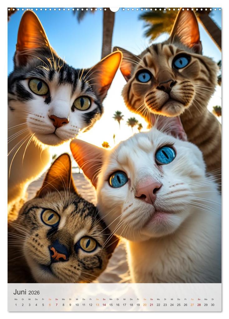 Weitere Ansicht: Lustige Tier-Selfies (Wandkalender 2026 DIN A2 hoch), CALVENDO Monatskalender | Calvendo, Steffen Gierok-Latniak