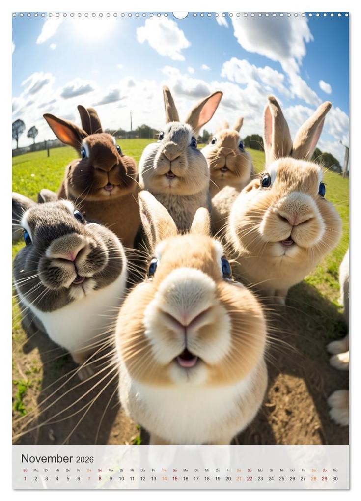 Weitere Ansicht: Lustige Tier-Selfies (Wandkalender 2026 DIN A2 hoch), CALVENDO Monatskalender | Calvendo, Steffen Gierok-Latniak