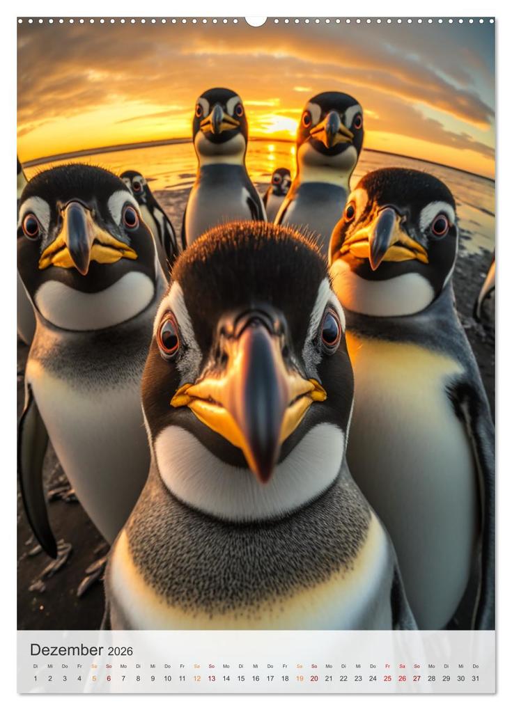 Weitere Ansicht: Lustige Tier-Selfies (Wandkalender 2026 DIN A2 hoch), CALVENDO Monatskalender | Calvendo, Steffen Gierok-Latniak