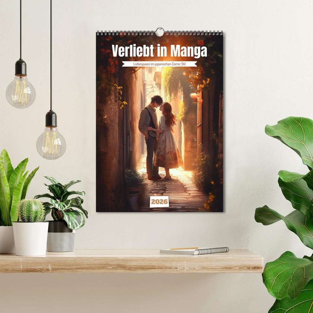Weitere Ansicht: Verliebt in Manga (Wandkalender 2026 DIN A3 hoch), CALVENDO Monatskalender | Calvendo, Kerstin Waurick