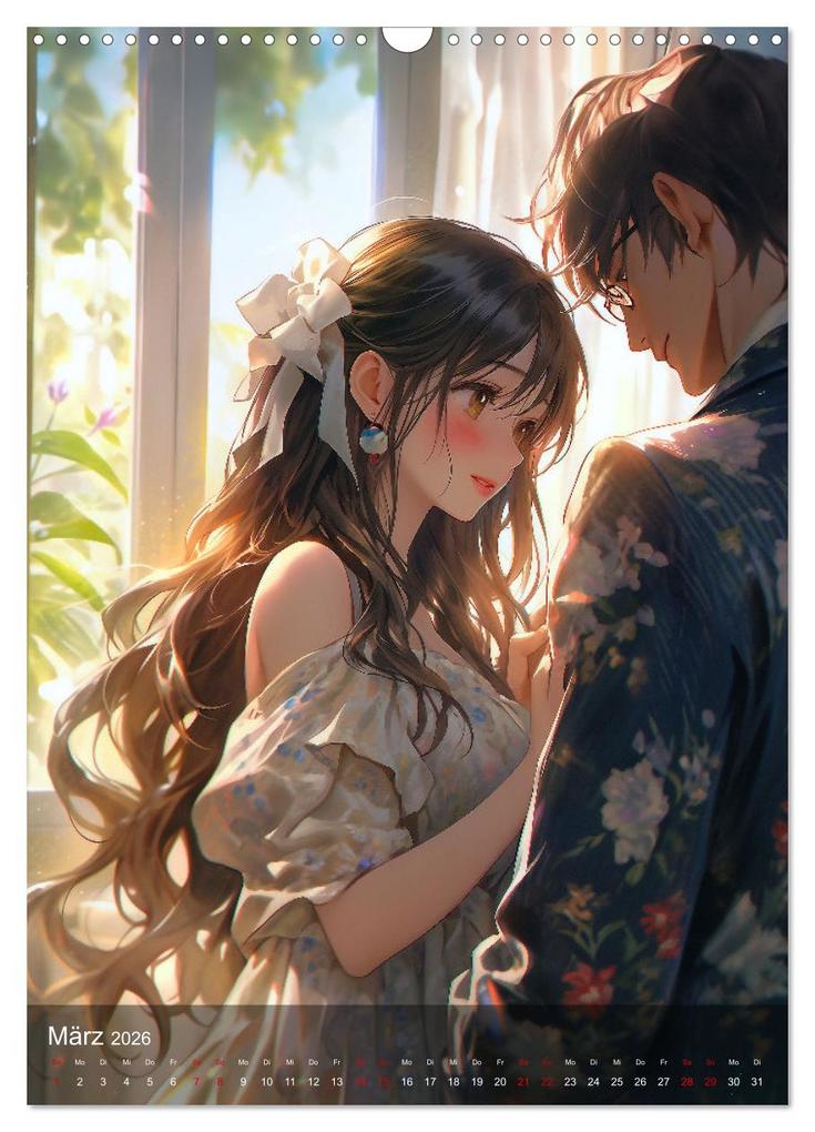 Weitere Ansicht: Verliebt in Manga (Wandkalender 2026 DIN A3 hoch), CALVENDO Monatskalender | Calvendo, Kerstin Waurick