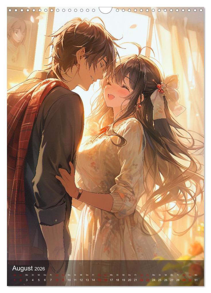 Weitere Ansicht: Verliebt in Manga (Wandkalender 2026 DIN A3 hoch), CALVENDO Monatskalender | Calvendo, Kerstin Waurick