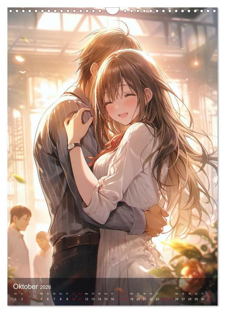 Weitere Ansicht: Verliebt in Manga (Wandkalender 2026 DIN A3 hoch), CALVENDO Monatskalender | Calvendo, Kerstin Waurick