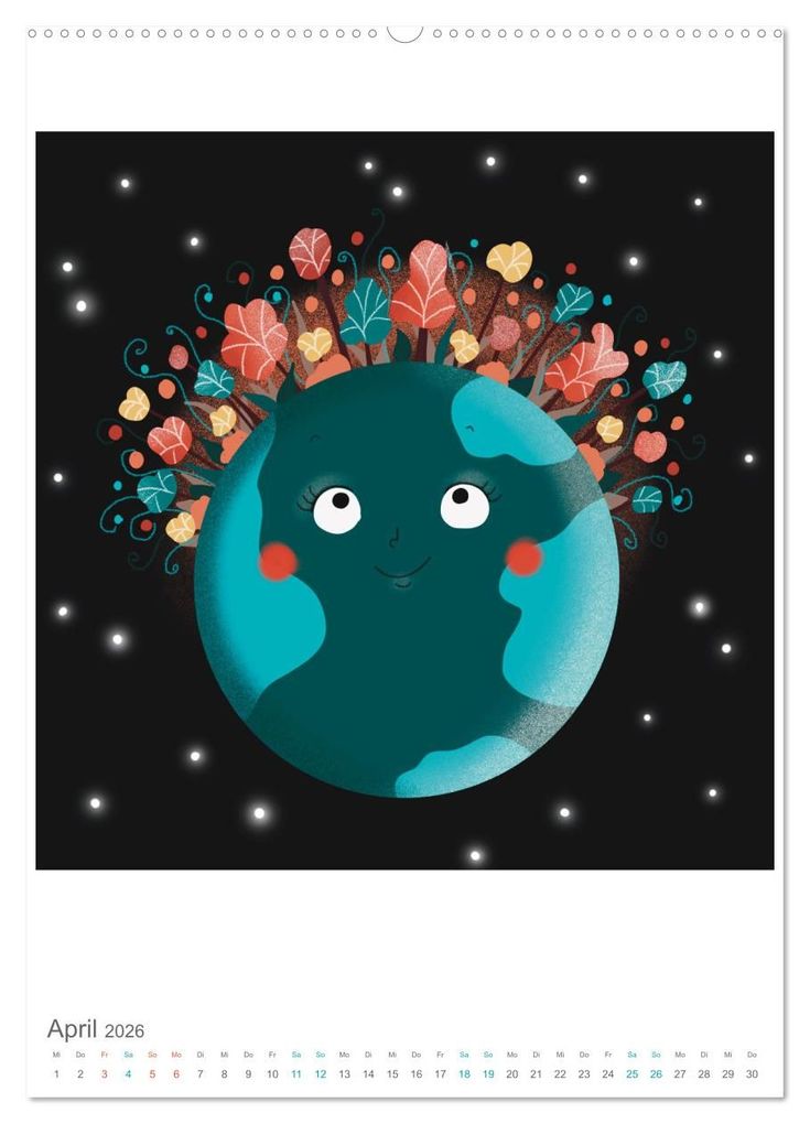 Weitere Ansicht: SAVE OUR PLANET - Zurück zur Natur (Wandkalender 2026 DIN A2 hoch), CALVENDO Monatskalender | Calvendo, Danja Krampikowski