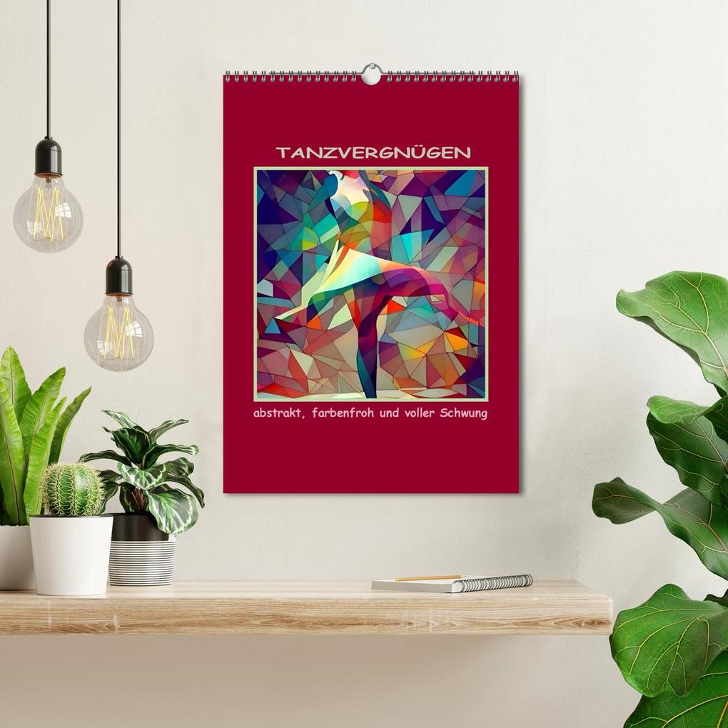 Weitere Ansicht: Tanzvergnügen, abstrakt, farbenfroh und voller Schwung (Wandkalender 2026 DIN A3 hoch), CALVENDO Monatskalender | Calvendo, IssaBild, IssaBild IssaBild