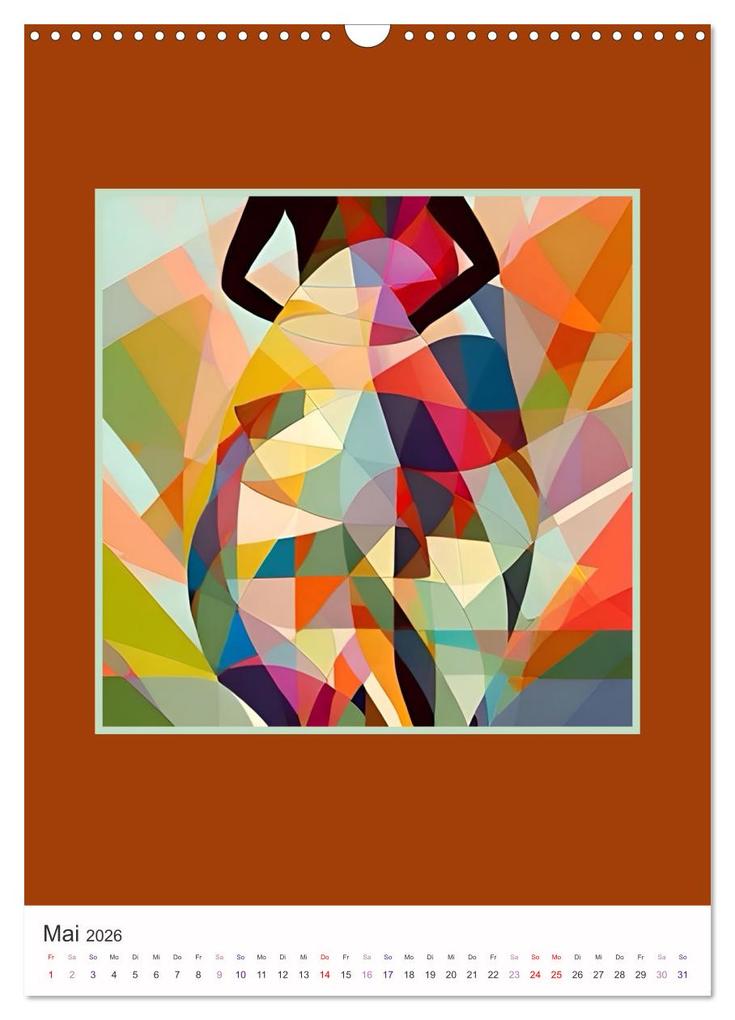 Weitere Ansicht: Tanzvergnügen, abstrakt, farbenfroh und voller Schwung (Wandkalender 2026 DIN A3 hoch), CALVENDO Monatskalender | Calvendo, IssaBild, IssaBild IssaBild