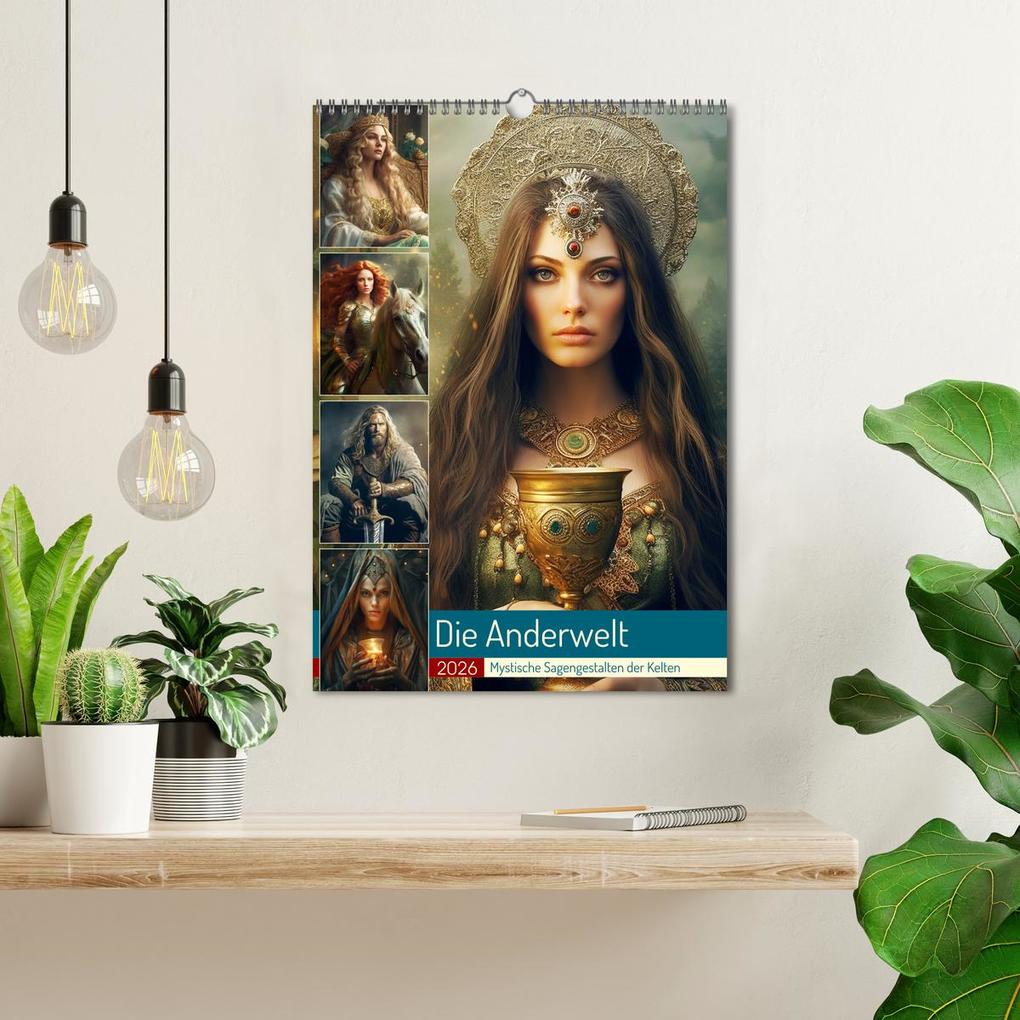 Weitere Ansicht: Die Anderwelt. Mystische Sagengestalten der Kelten (Wandkalender 2026 DIN A3 hoch), CALVENDO Monatskalender | Calvendo, Rose Hurley