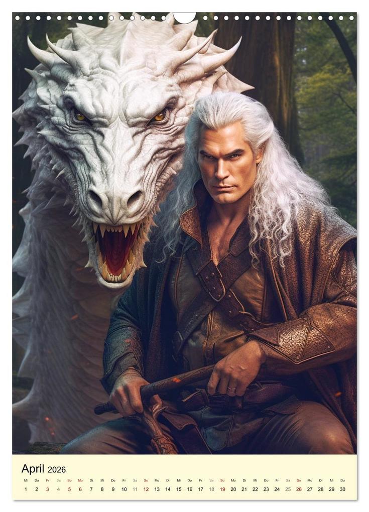 Weitere Ansicht: Die Anderwelt. Mystische Sagengestalten der Kelten (Wandkalender 2026 DIN A3 hoch), CALVENDO Monatskalender | Calvendo, Rose Hurley