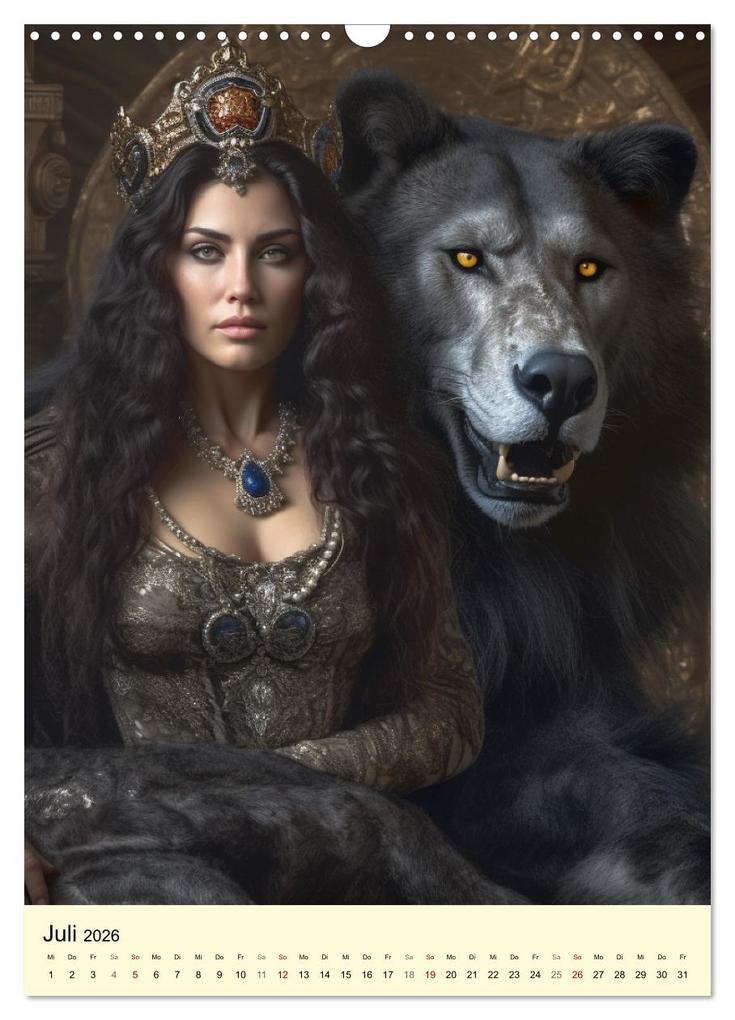 Weitere Ansicht: Die Anderwelt. Mystische Sagengestalten der Kelten (Wandkalender 2026 DIN A3 hoch), CALVENDO Monatskalender | Calvendo, Rose Hurley