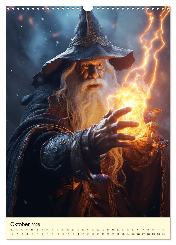 Weitere Ansicht: Die Anderwelt. Mystische Sagengestalten der Kelten (Wandkalender 2026 DIN A3 hoch), CALVENDO Monatskalender | Calvendo, Rose Hurley