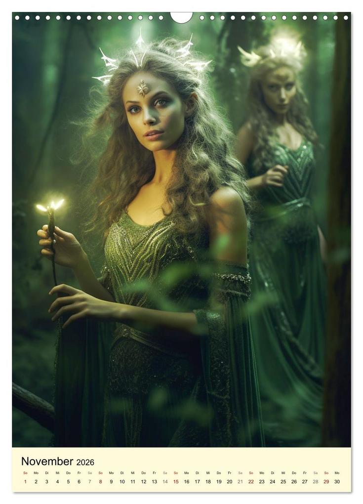 Weitere Ansicht: Die Anderwelt. Mystische Sagengestalten der Kelten (Wandkalender 2026 DIN A3 hoch), CALVENDO Monatskalender | Calvendo, Rose Hurley