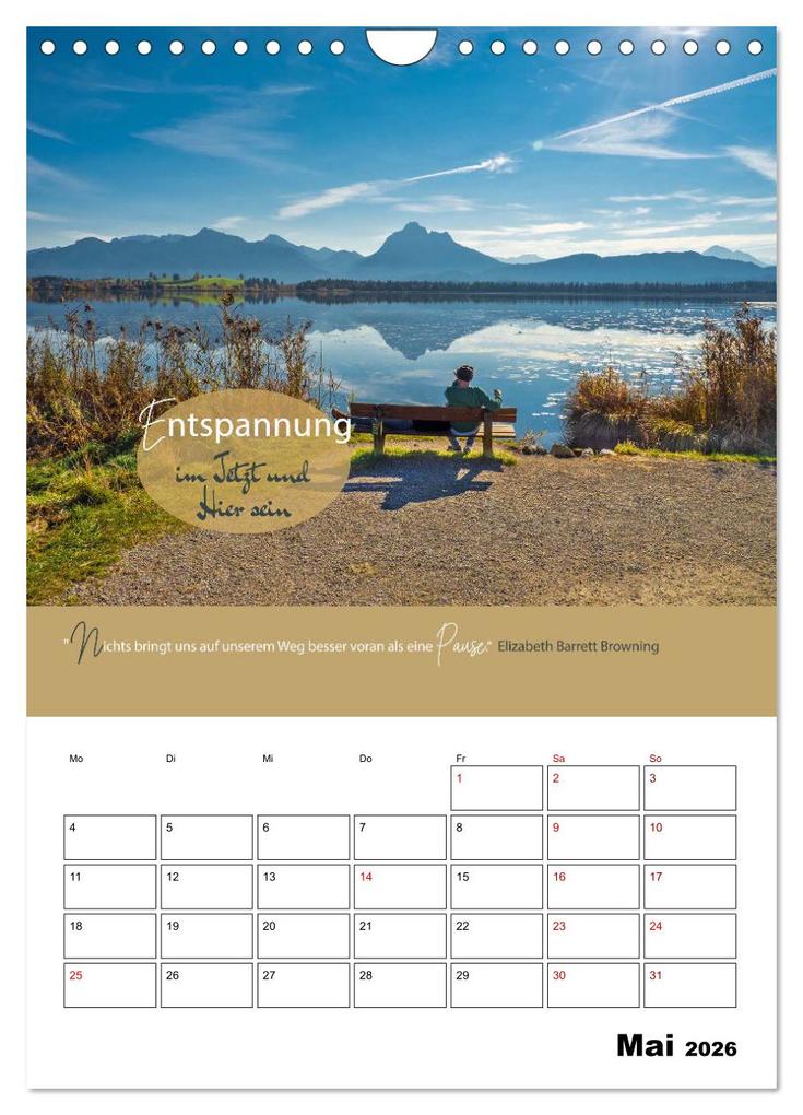 Weitere Ansicht: Zitate Wegbegleiter, mit Sprüchen durch das Jahr by VogtArt (Wandkalender 2026 DIN A4 hoch), CALVENDO Monatskalender | VogtArt VogtArt, Calvendo, VogtArt