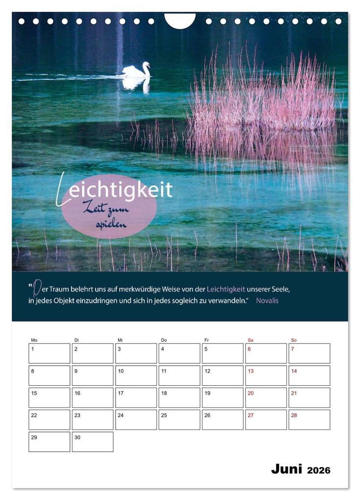 Weitere Ansicht: Zitate Wegbegleiter, mit Sprüchen durch das Jahr by VogtArt (Wandkalender 2026 DIN A4 hoch), CALVENDO Monatskalender | VogtArt VogtArt, Calvendo, VogtArt
