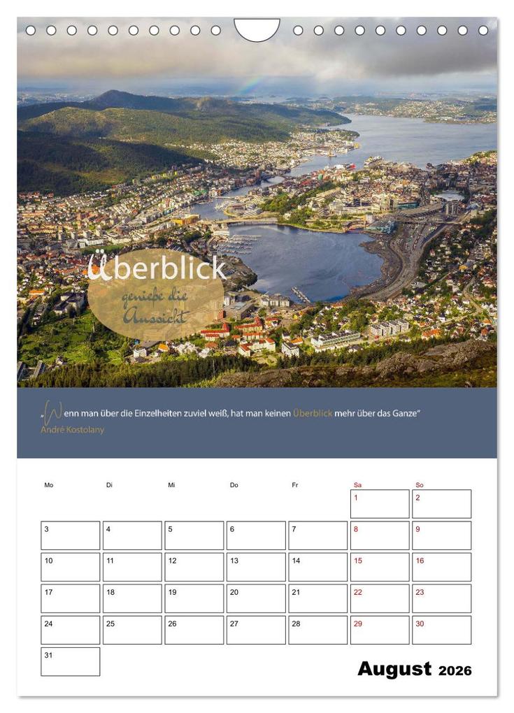 Weitere Ansicht: Zitate Wegbegleiter, mit Sprüchen durch das Jahr by VogtArt (Wandkalender 2026 DIN A4 hoch), CALVENDO Monatskalender | VogtArt VogtArt, Calvendo, VogtArt