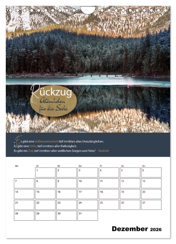 Weitere Ansicht: Zitate Wegbegleiter, mit Sprüchen durch das Jahr by VogtArt (Wandkalender 2026 DIN A4 hoch), CALVENDO Monatskalender | VogtArt VogtArt, Calvendo, VogtArt