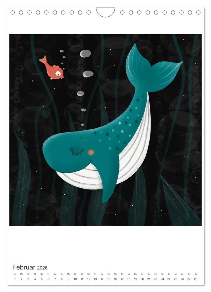 Weitere Ansicht: SAVE OUR OCEANS - Ursprung allen Lebens (Wandkalender 2026 DIN A4 hoch), CALVENDO Monatskalender | Danja Krampikowski, Calvendo