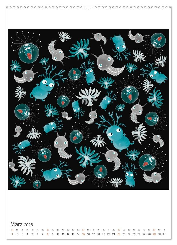 Weitere Ansicht: SAVE OUR OCEANS - Ursprung allen Lebens (Wandkalender 2026 DIN A2 hoch), CALVENDO Monatskalender | Danja Krampikowski, Calvendo