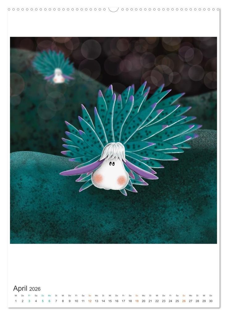Weitere Ansicht: SAVE OUR OCEANS - Ursprung allen Lebens (Wandkalender 2026 DIN A2 hoch), CALVENDO Monatskalender | Danja Krampikowski, Calvendo