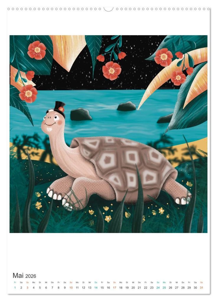 Weitere Ansicht: SAVE OUR OCEANS - Ursprung allen Lebens (Wandkalender 2026 DIN A2 hoch), CALVENDO Monatskalender | Danja Krampikowski, Calvendo