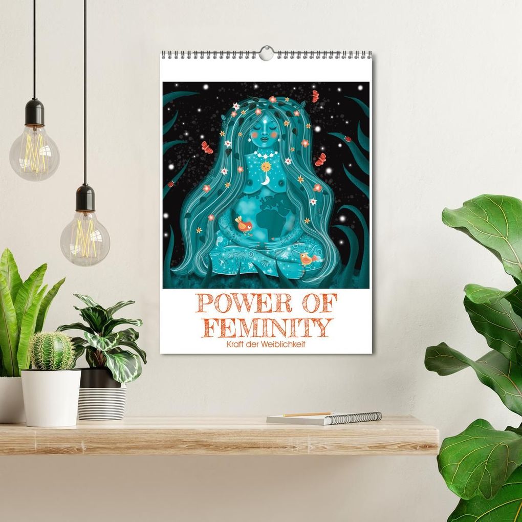 Weitere Ansicht: POWER OF FEMINITY - Kraft der Weiblichkeit (Wandkalender 2026 DIN A3 hoch), CALVENDO Monatskalender | Danja Krampikowski, Calvendo