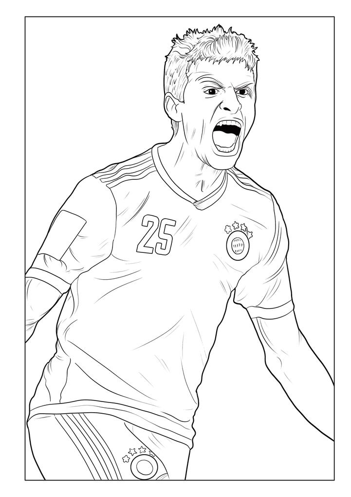 Weitere Ansicht: Fußball Malbuch Superstars WM 2022 für Kinder ab 6 Jahren mit über 50 Ausmalbildern | Josef Mickey Müller