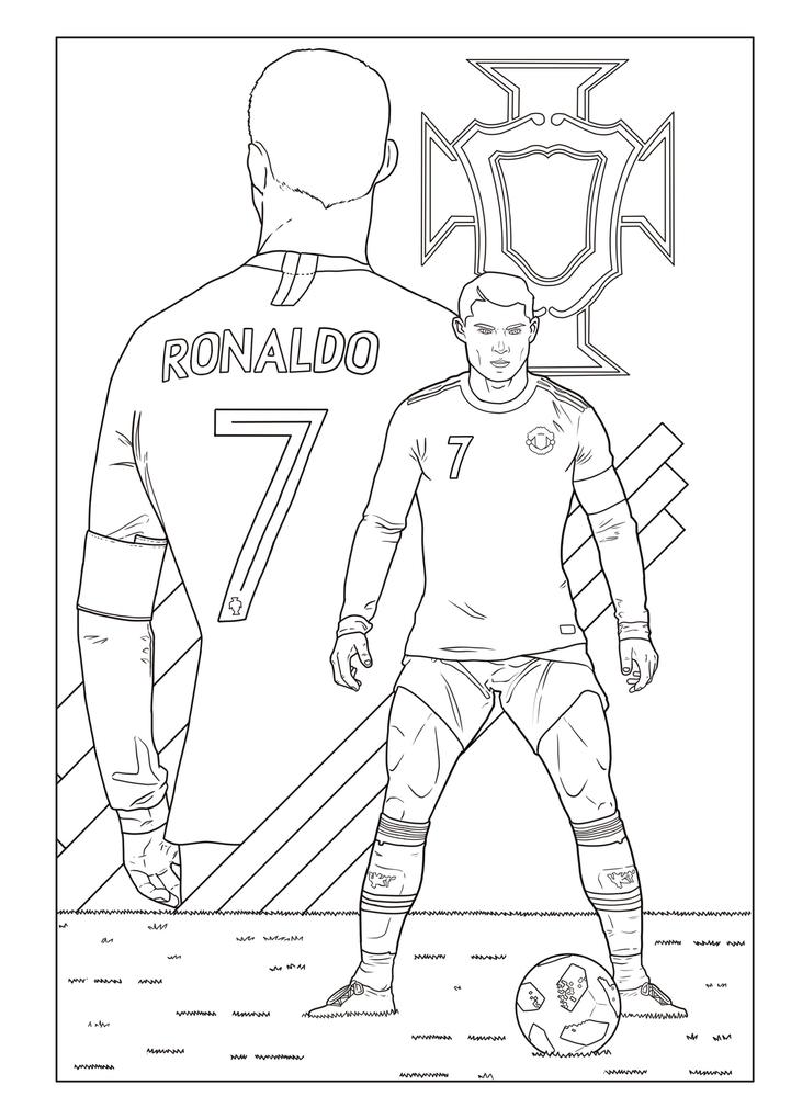 Weitere Ansicht: Fußball Malbuch Superstars WM 2022 für Kinder ab 6 Jahren mit über 50 Ausmalbildern | Josef Mickey Müller
