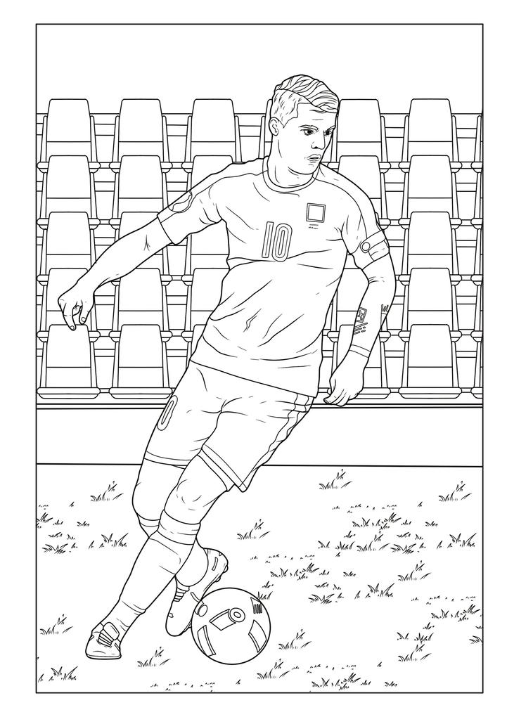 Weitere Ansicht: Fußball Malbuch Superstars WM 2022 für Kinder ab 6 Jahren mit über 50 Ausmalbildern | Josef Mickey Müller