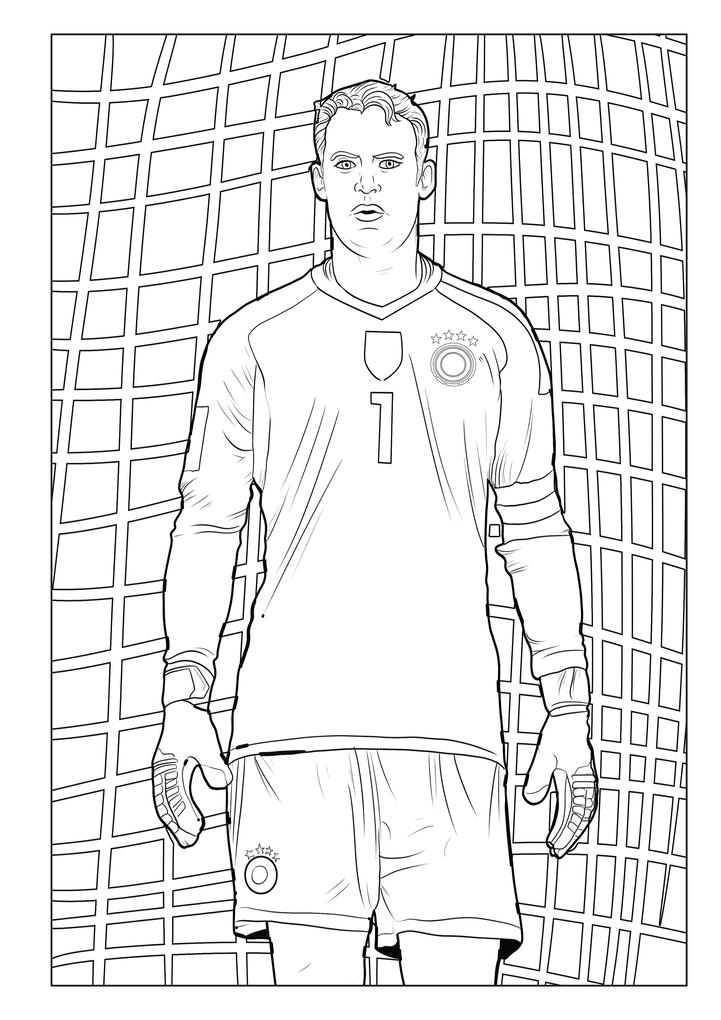 Weitere Ansicht: Fußball Malbuch Superstars WM 2022 für Kinder ab 6 Jahren mit über 50 Ausmalbildern | Josef Mickey Müller