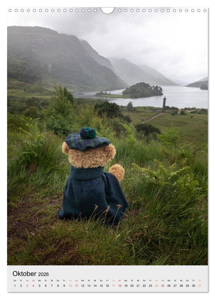 Weitere Ansicht: Travelling Teddy liebt es Bunt (Wandkalender 2026 DIN A3 hoch), CALVENDO Monatskalender | Christian Kneidinger, Calvendo