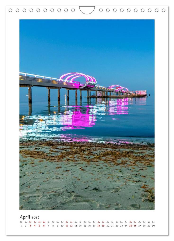 Weitere Ansicht: Lübecker Bucht Seebäder an der Ostsee (Wandkalender 2026 DIN A4 hoch), CALVENDO Monatskalender | Andrea Dreegmeyer, Calvendo