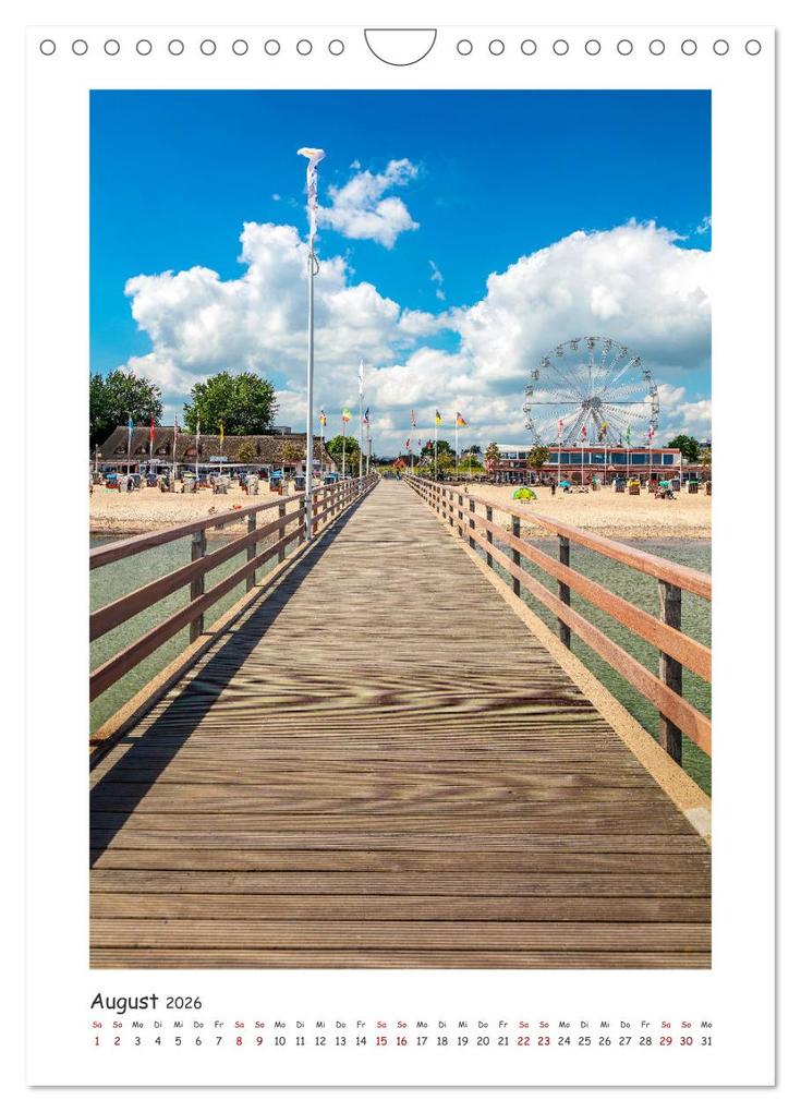 Weitere Ansicht: Lübecker Bucht Seebäder an der Ostsee (Wandkalender 2026 DIN A4 hoch), CALVENDO Monatskalender | Andrea Dreegmeyer, Calvendo