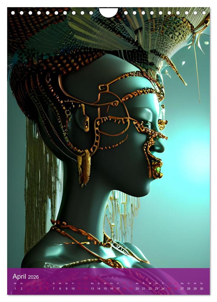 Weitere Ansicht: Voodoo-Schönheiten - Computerträume aus der KI (Wandkalender 2026 DIN A4 hoch), CALVENDO Monatskalender | Christine aka stine1, Calvendo