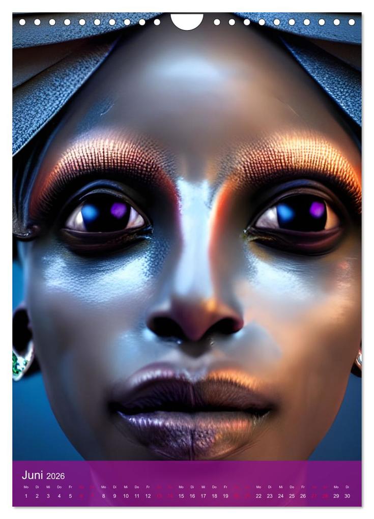 Weitere Ansicht: Voodoo-Schönheiten - Computerträume aus der KI (Wandkalender 2026 DIN A4 hoch), CALVENDO Monatskalender | Christine aka stine1, Calvendo