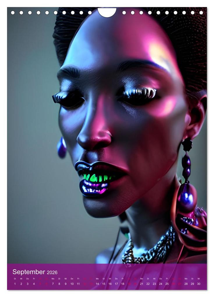 Weitere Ansicht: Voodoo-Schönheiten - Computerträume aus der KI (Wandkalender 2026 DIN A4 hoch), CALVENDO Monatskalender | Christine aka stine1, Calvendo
