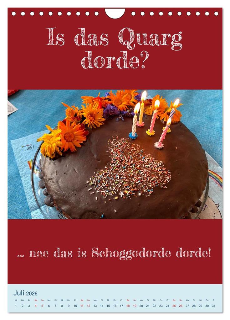 Weitere Ansicht: Ningelnäsorum! Mundart und Dialekt Kalender Sachsen (Wandkalender 2026 DIN A4 hoch), CALVENDO Monatskalender | Sächsmaschine Sächsmaschine, Calvendo, Sächsmaschine