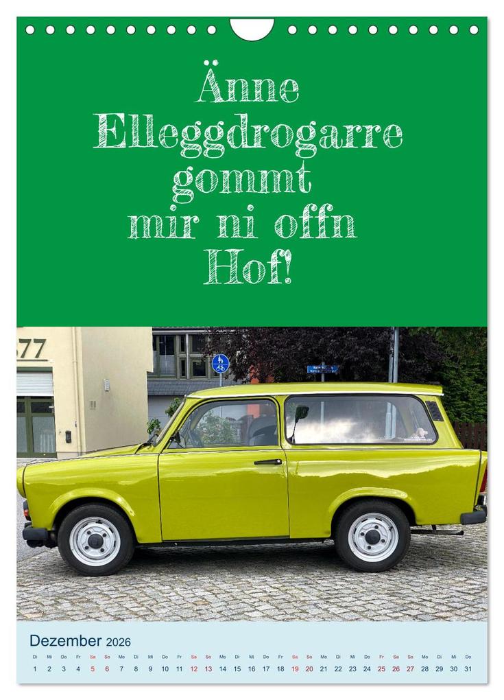 Weitere Ansicht: Ningelnäsorum! Mundart und Dialekt Kalender Sachsen (Wandkalender 2026 DIN A4 hoch), CALVENDO Monatskalender | Sächsmaschine Sächsmaschine, Calvendo, Sächsmaschine