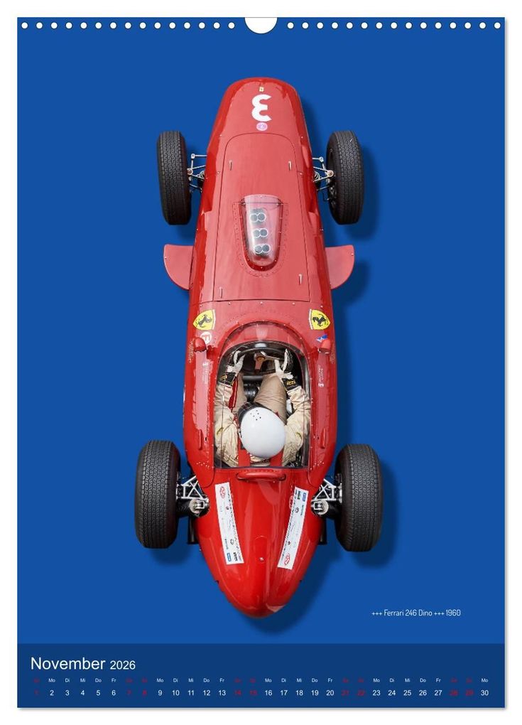Weitere Ansicht: Legenden des Rennsports, Historic Grand Prix Cars 1925-1960 (Wandkalender 2026 DIN A3 hoch), CALVENDO Monatskalender | Bernhard Schmerl, Calvendo