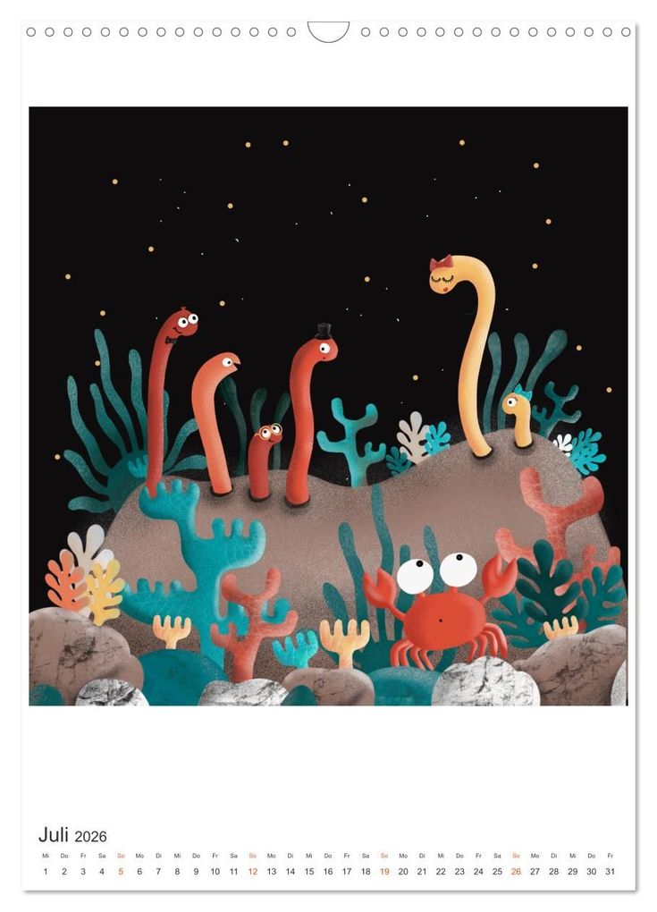 Weitere Ansicht: SAVE OUR OCEANS - Ursprung allen Lebens (Wandkalender 2026 DIN A3 hoch), CALVENDO Monatskalender | Danja Krampikowski, Calvendo