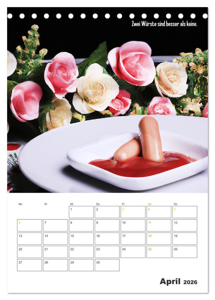 Weitere Ansicht: Ist mir Wurst Kalender (Tischkalender 2026 DIN A5 hoch), CALVENDO Monatskalender | Mettfluencer Mettfluencer, Calvendo, Mettfluencer