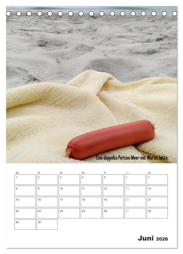 Weitere Ansicht: Ist mir Wurst Kalender (Tischkalender 2026 DIN A5 hoch), CALVENDO Monatskalender | Mettfluencer Mettfluencer, Calvendo, Mettfluencer