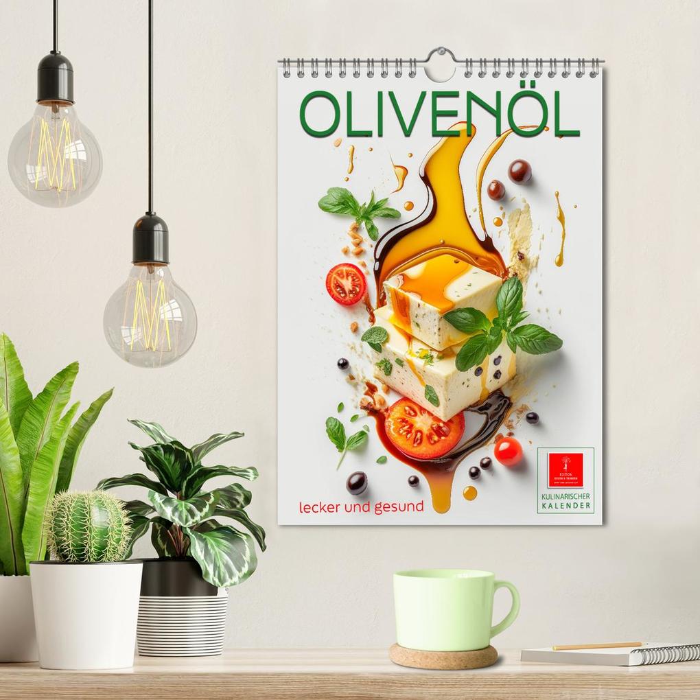 Weitere Ansicht: Olivenöl lecker und gesund (Wandkalender 2026 DIN A4 hoch), CALVENDO Monatskalender | Peter Roder, Calvendo