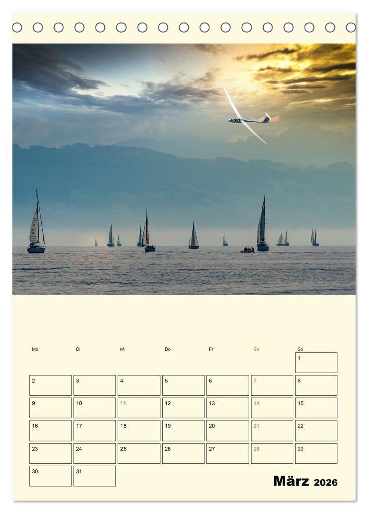 Weitere Ansicht: Segelfliegen - dem Himmel ganz nah (Tischkalender 2026 DIN A5 hoch), CALVENDO Monatskalender | Peter Roder, Calvendo